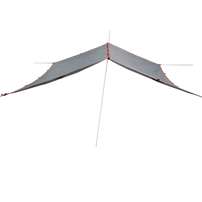 vidaXL Camping Tarp Grey and Orange 360x294 cm Waterproof - 43494