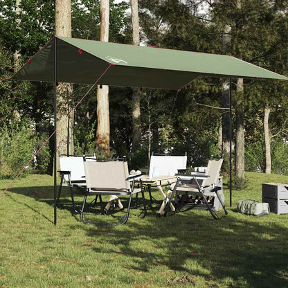 vidaXL Camping Tarp Green 400x294 cm Waterproof - 43504