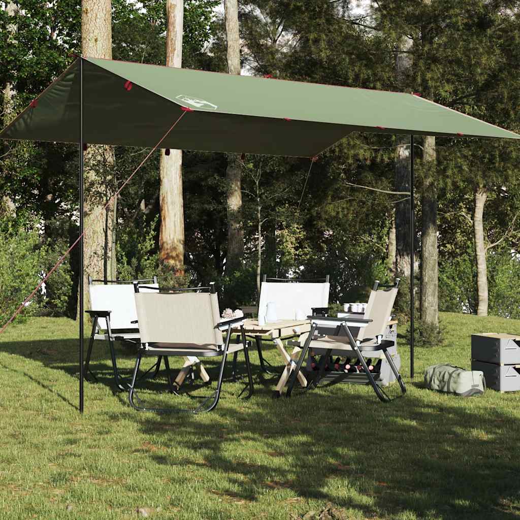 vidaXL Camping Tarp Green 400x294 cm Waterproof - 43504