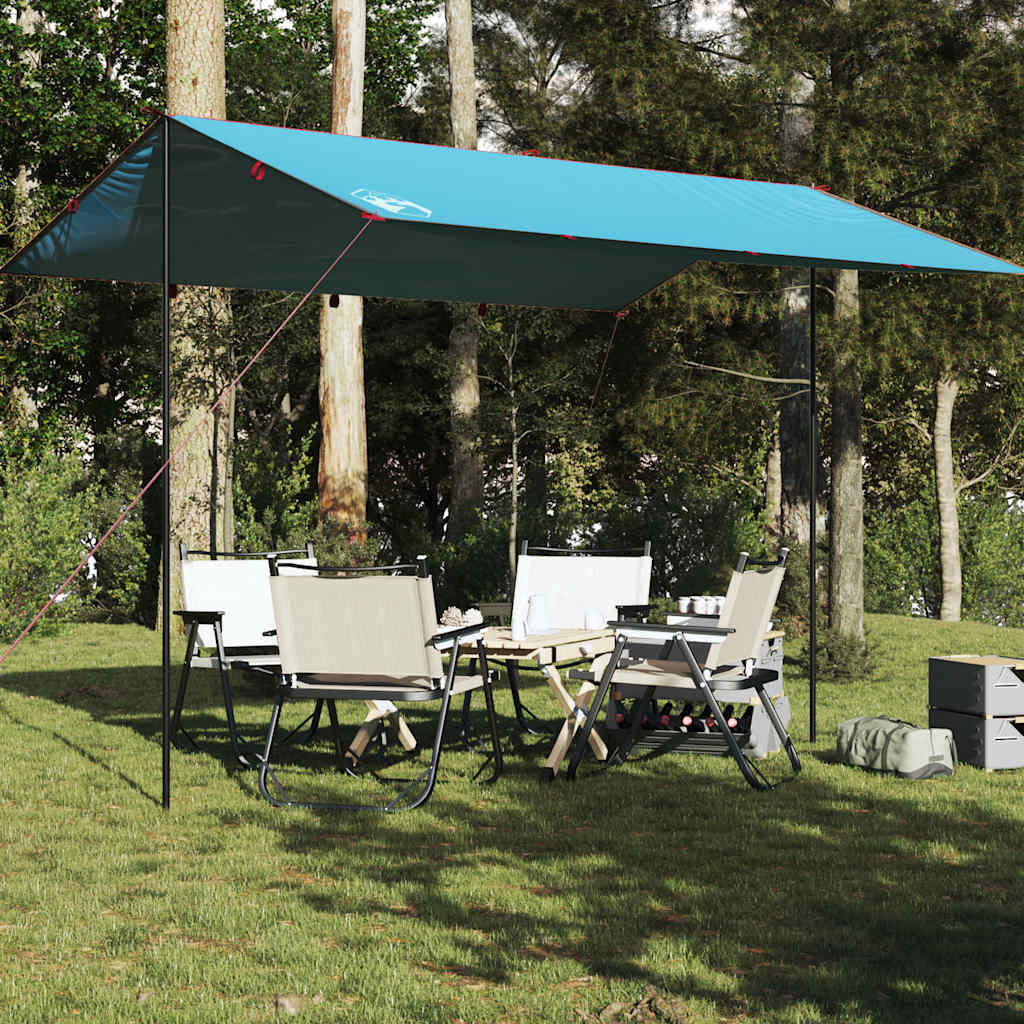 vidaXL Camping Tarp Blue 400x294 cm Waterproof - 43509