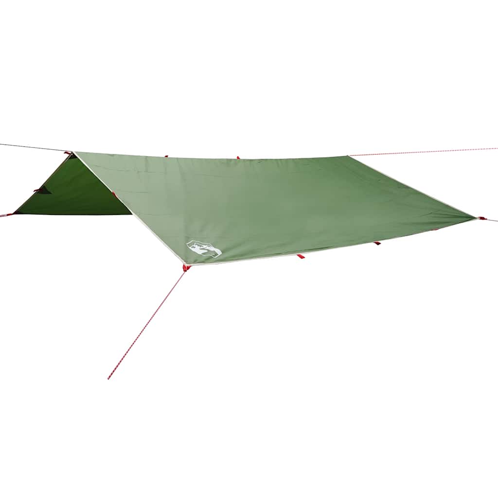 vidaXL Camping Tarp Green 500x294 cm Waterproof - 43531