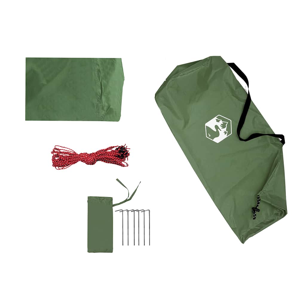 vidaXL Camping Tarp Green 500x294 cm Waterproof - 43531