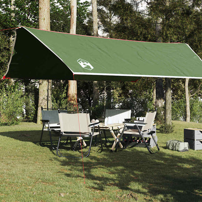 vidaXL Camping Tarp Green 500x294 cm Waterproof - 43531