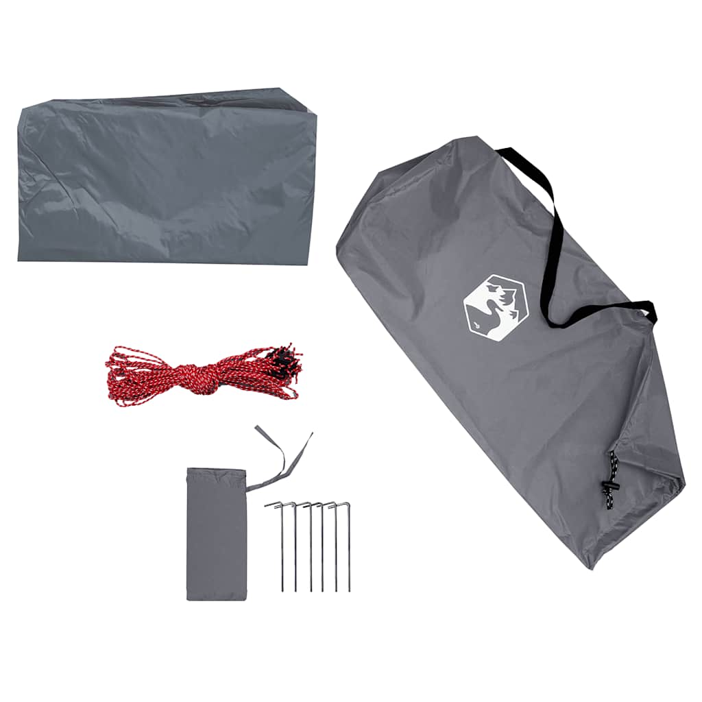 vidaXL Camping Tarp Grey and Orange 500x294 cm Waterproof - 43557