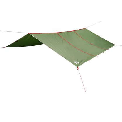 vidaXL Camping Tarp Green 420x440 cm Waterproof - 43577