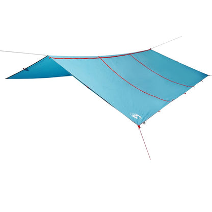vidaXL Camping Tarp Blue 420x440 cm Waterproof - 43578