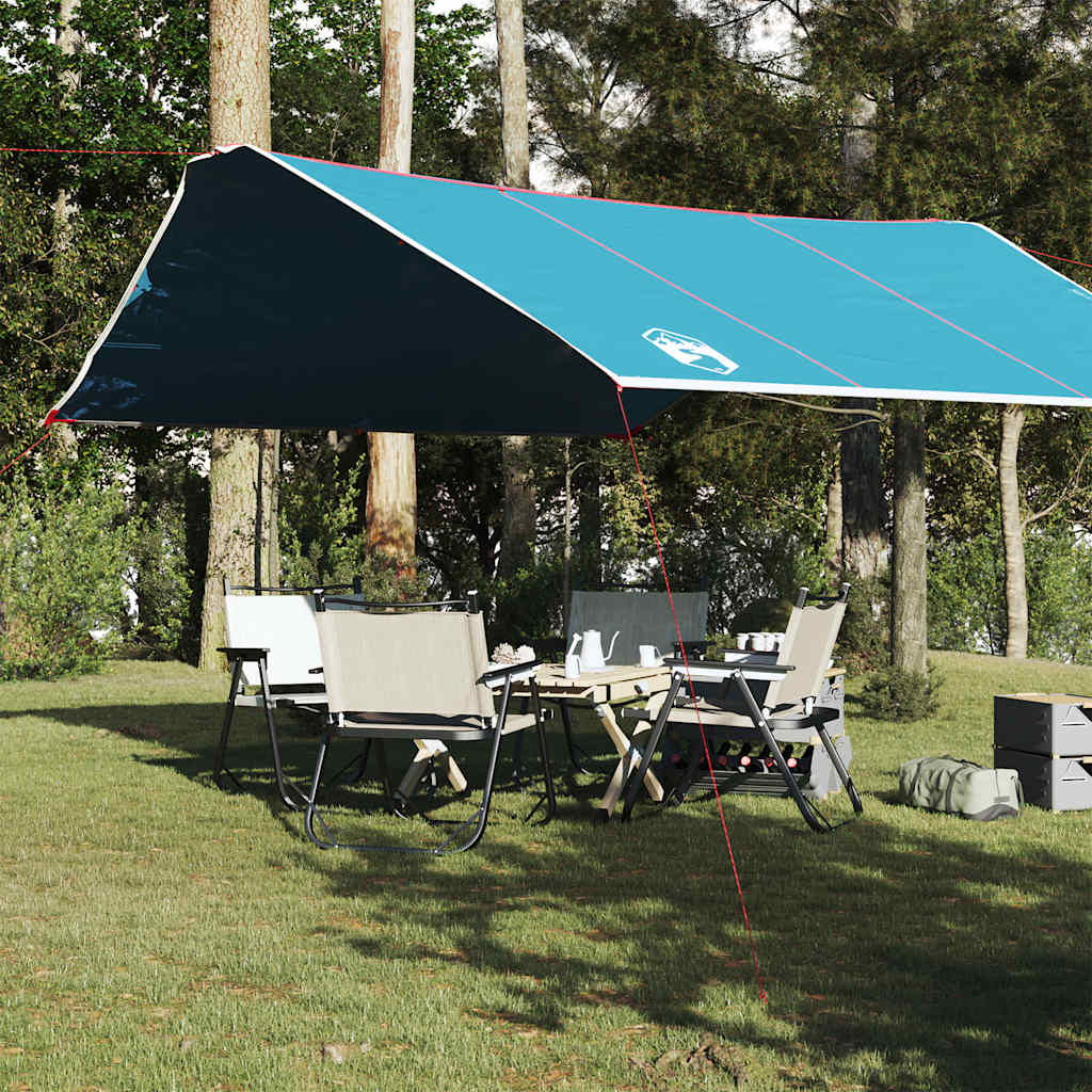vidaXL Camping Tarp Blue 420x440 cm Waterproof - 43578