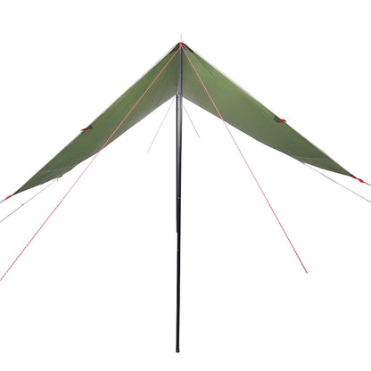 vidaXL Camping Tarp Green 430x380x210 cm Waterproof - 43607
