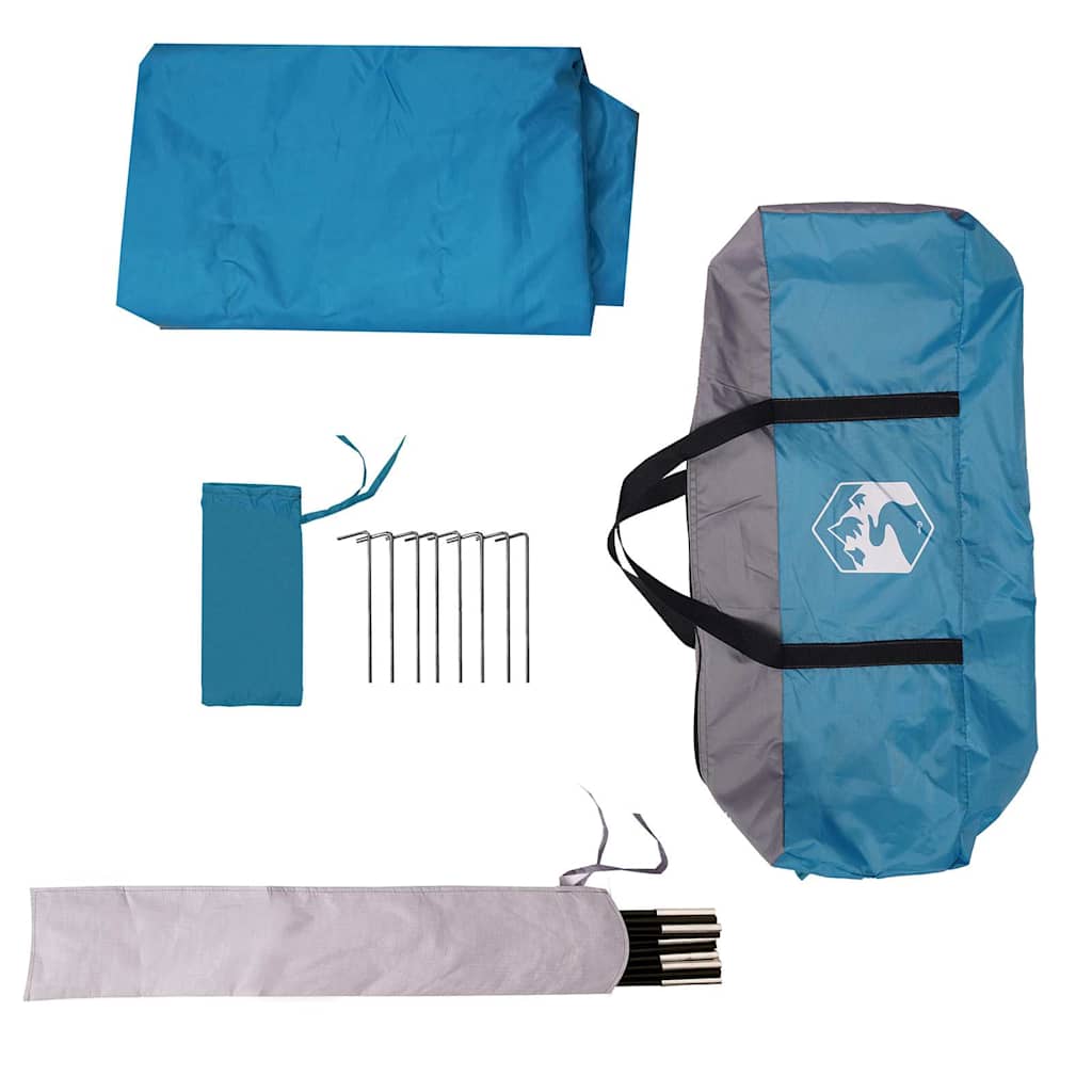 vidaXL Camping Tarp Blue 430x380x210 cm Waterproof - 43609