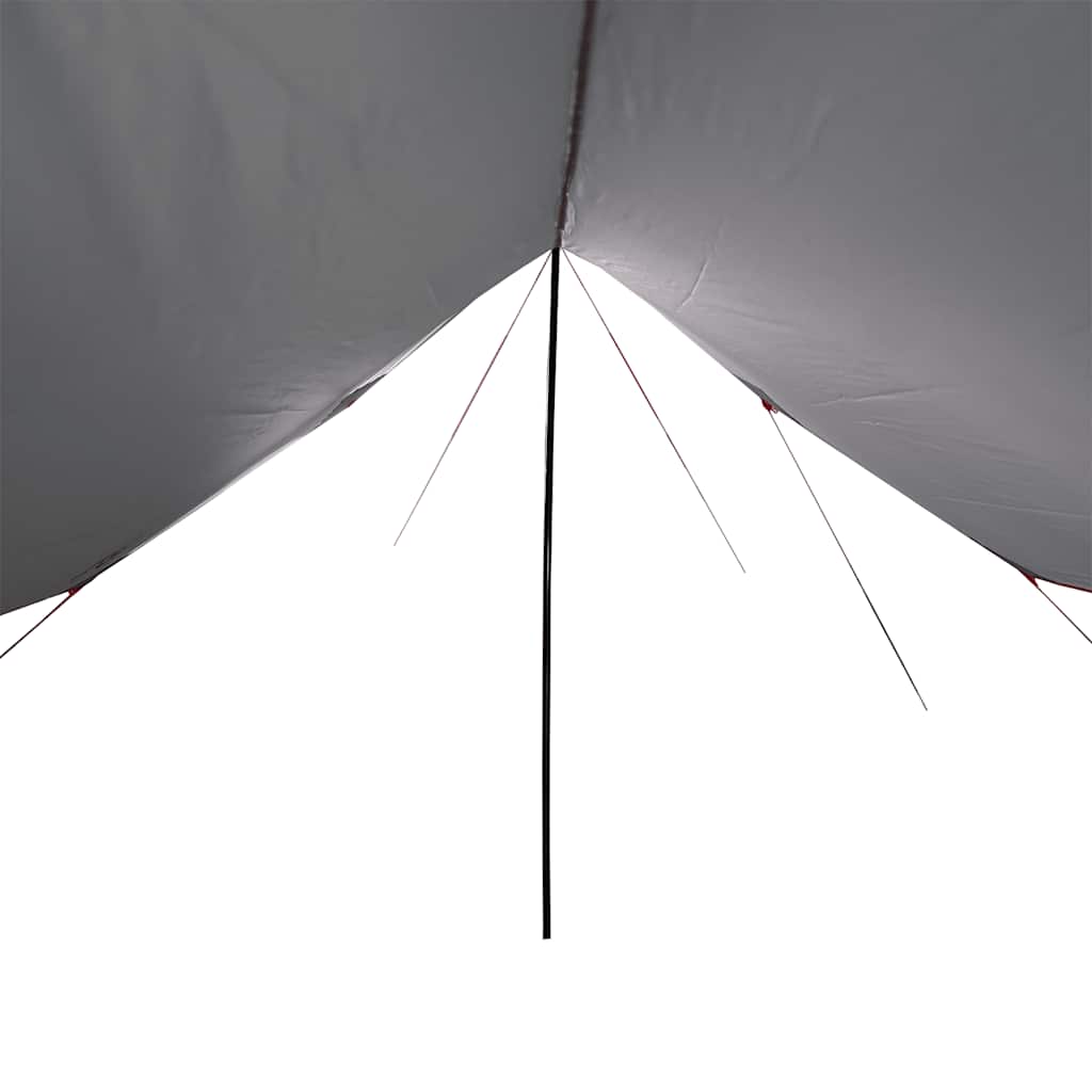 vidaXL Camping Tarp Grey and Orange 460x305x210 cm Waterproof