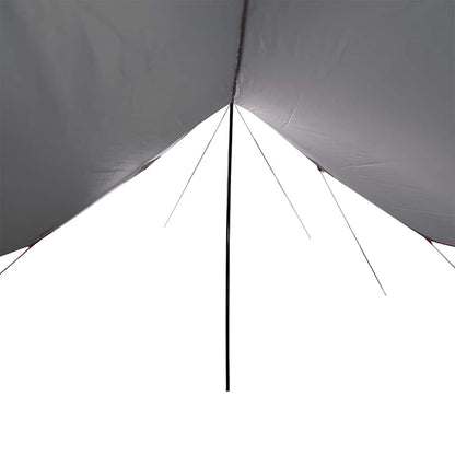 vidaXL Camping Tarp Grey and Orange 460x305x210 cm Waterproof