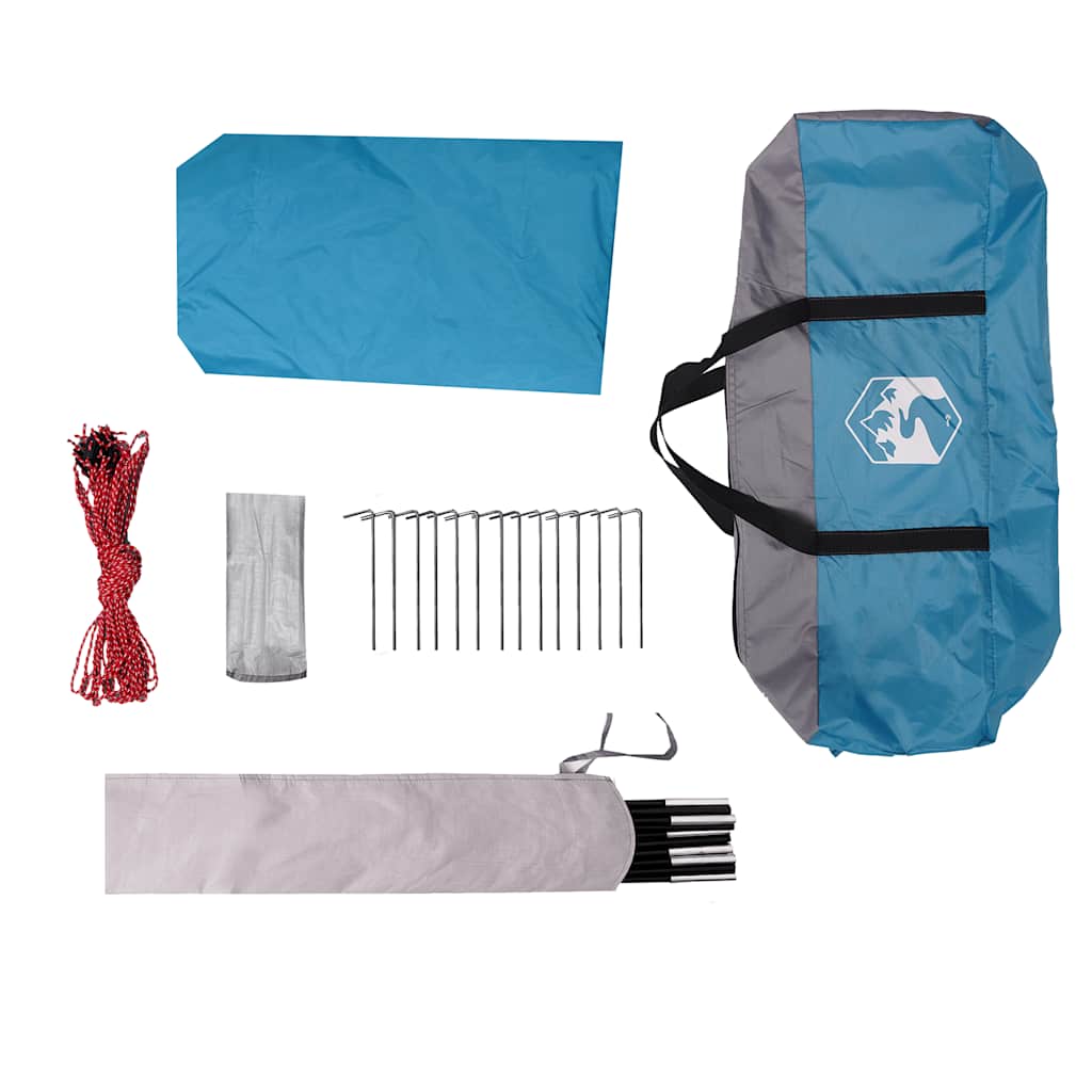 vidaXL Camping Tarp Blue 460x305x210 cm Waterproof - 43640
