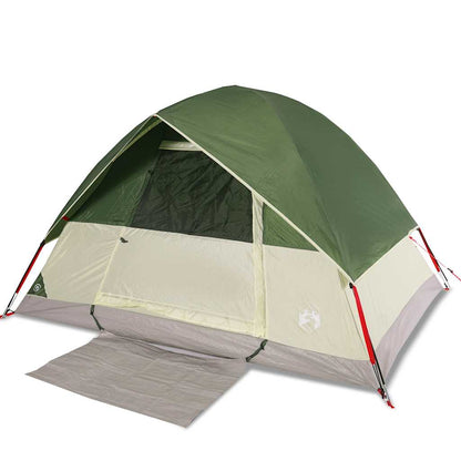 vidaXL Camping Tent Dome 2-Person Green Waterproof - 43662
