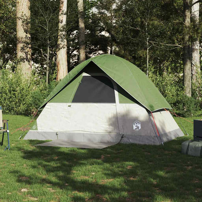 vidaXL Camping Tent Dome 2-Person Green Waterproof - 43662