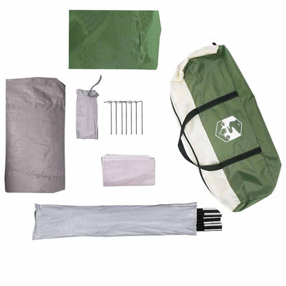 vidaXL Camping Tent Dome 2-Person Green Waterproof - 43662