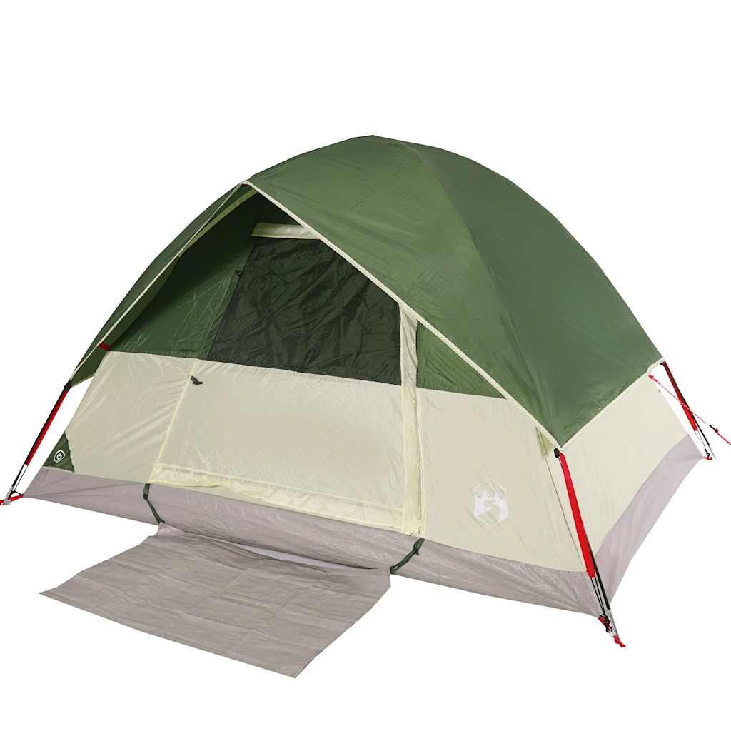 vidaXL Camping Tent Dome 2-Person Green Waterproof - 43662