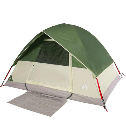 vidaXL Camping Tent Dome 2-Person Green Waterproof - 43662