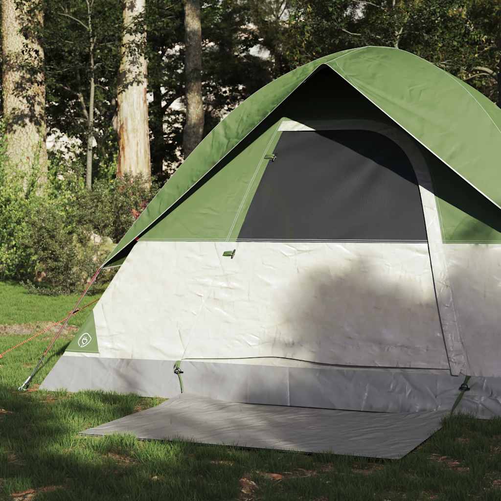 vidaXL Camping Tent Dome 2-Person Green Waterproof - 43662