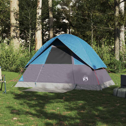 vidaXL Camping Tent Dome 2-Person Blue Waterproof - 43663