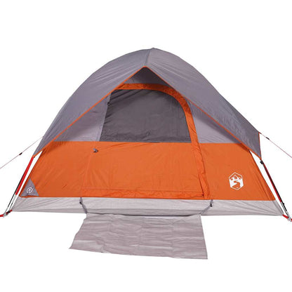 vidaXL Camping Tent Dome 2-Person Orange Waterproof - 43664