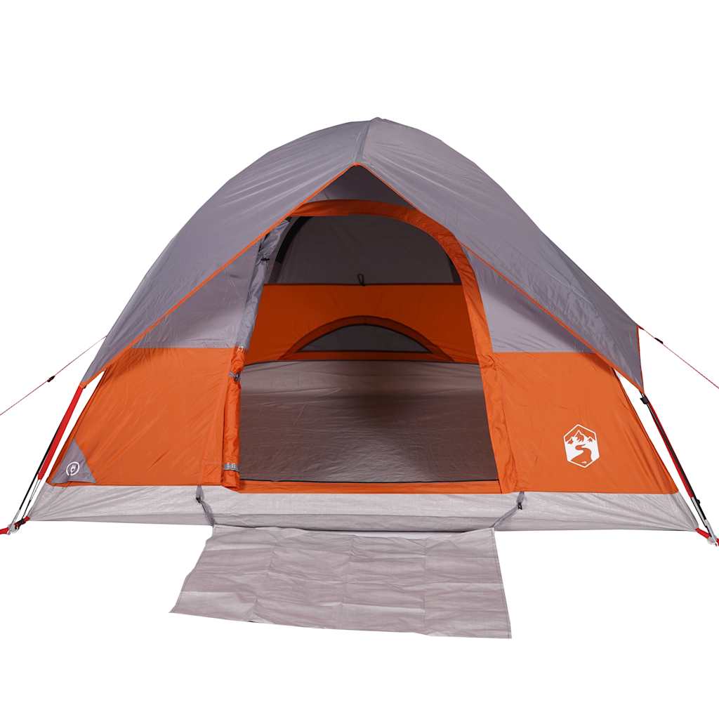 vidaXL Camping Tent Dome 2-Person Orange Waterproof - 43664