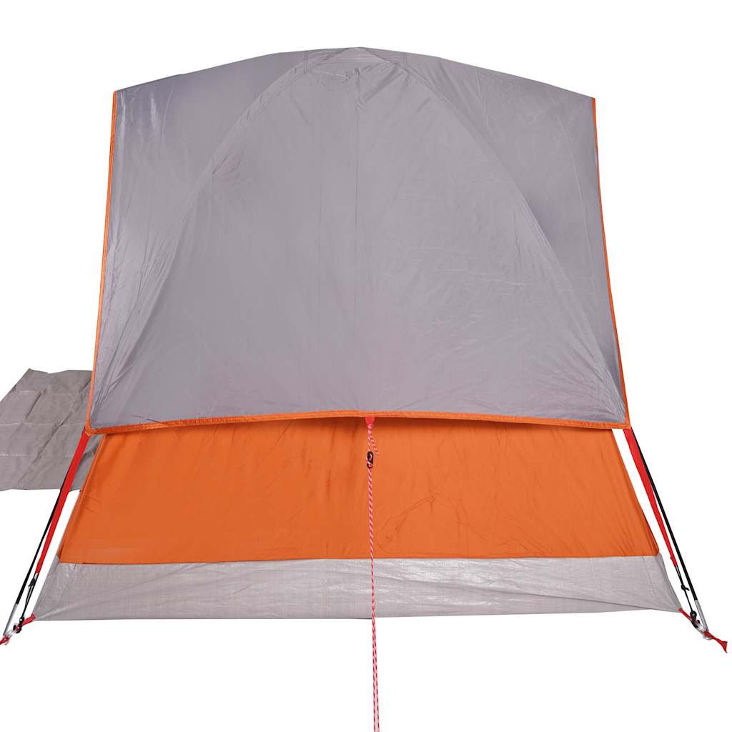 vidaXL Camping Tent Dome 2-Person Orange Waterproof - 43664