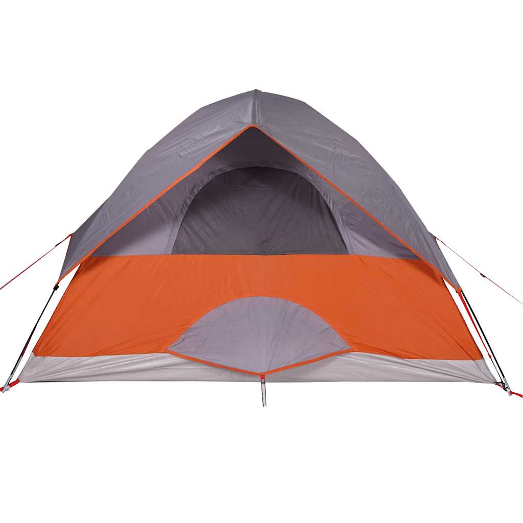 vidaXL Camping Tent Dome 2-Person Orange Waterproof - 43664