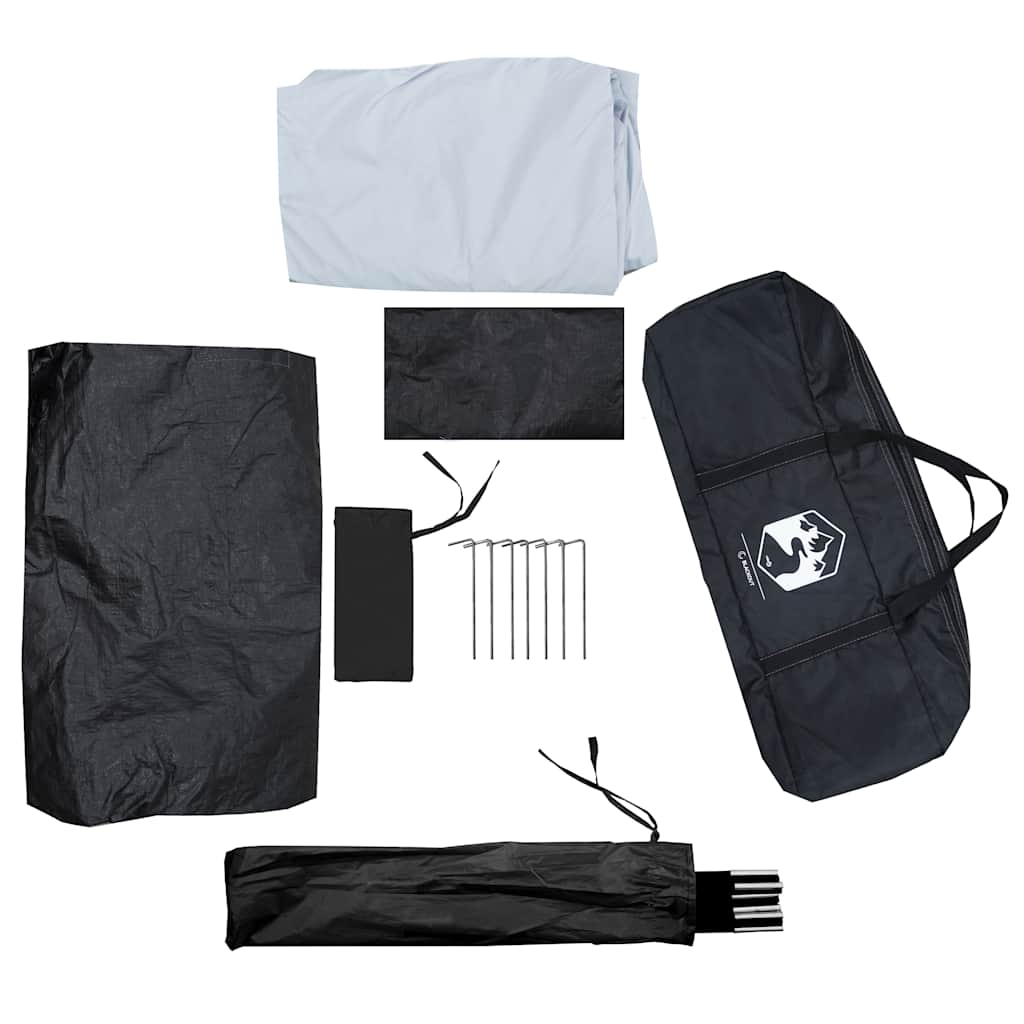 vidaXL Camping Tent Dome 2-Person White Blackout Fabric Waterproof - 43667