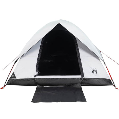 vidaXL Camping Tent Dome 2-Person White Blackout Fabric Waterproof - 43667