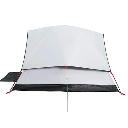 vidaXL Camping Tent Dome 2-Person White Blackout Fabric Waterproof - 43667
