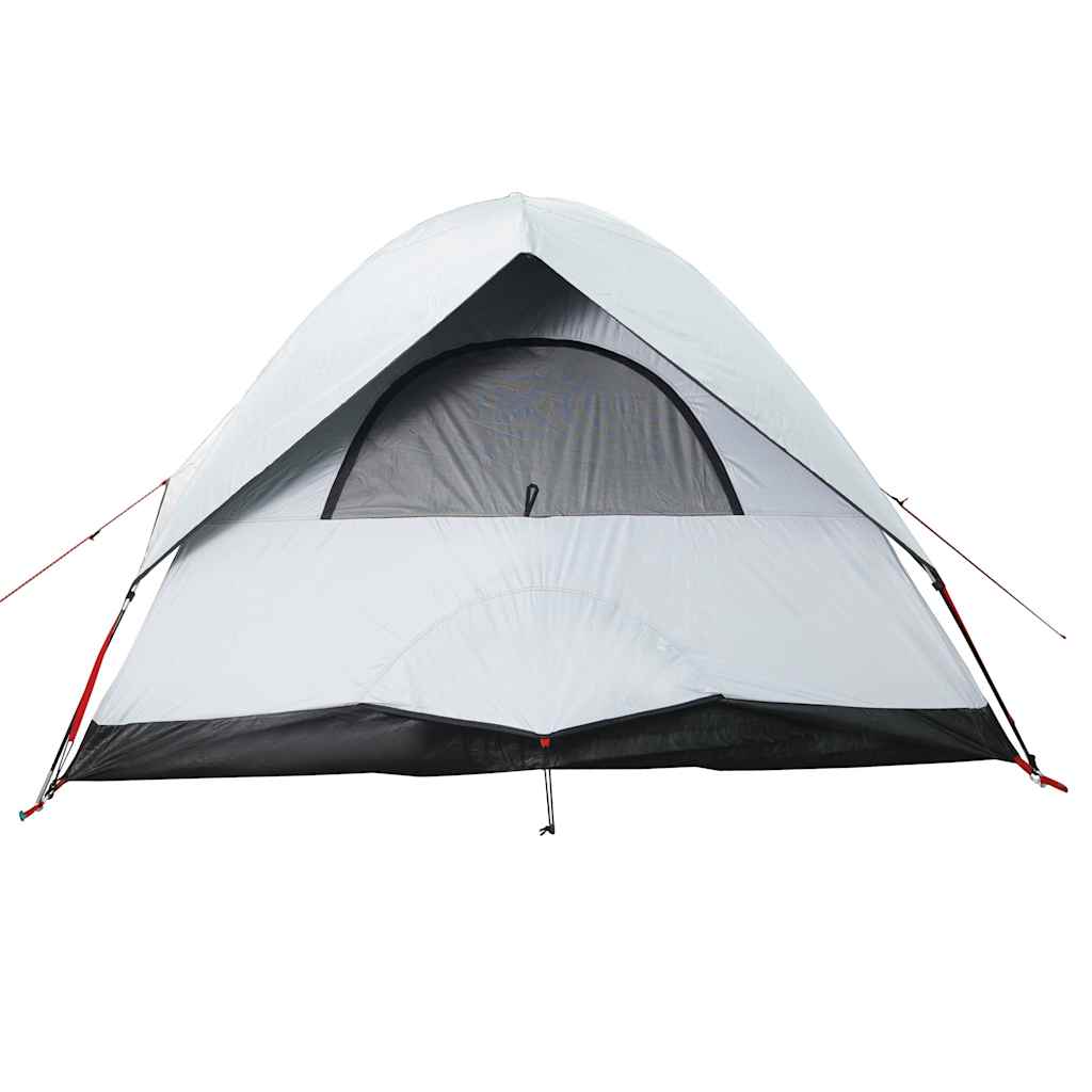 vidaXL Camping Tent Dome 2-Person White Blackout Fabric Waterproof - 43667