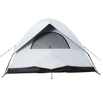 vidaXL Camping Tent Dome 2-Person White Blackout Fabric Waterproof - 43667