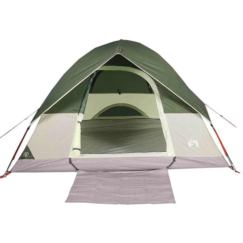 vidaXL Camping Tent Dome 3-Person Green Waterproof - 43672