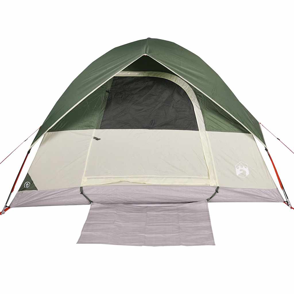 vidaXL Camping Tent Dome 3-Person Green Waterproof - 43672