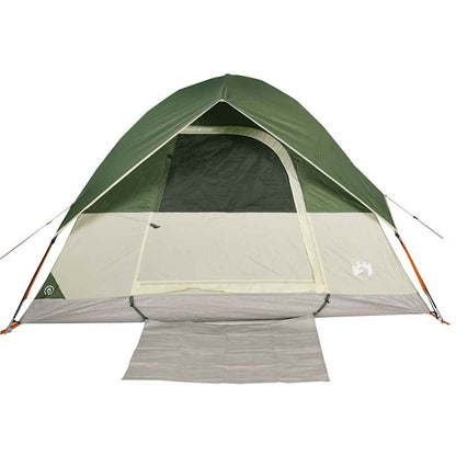 vidaXL Camping Tent Dome 4-Person Green Waterproof - 43697
