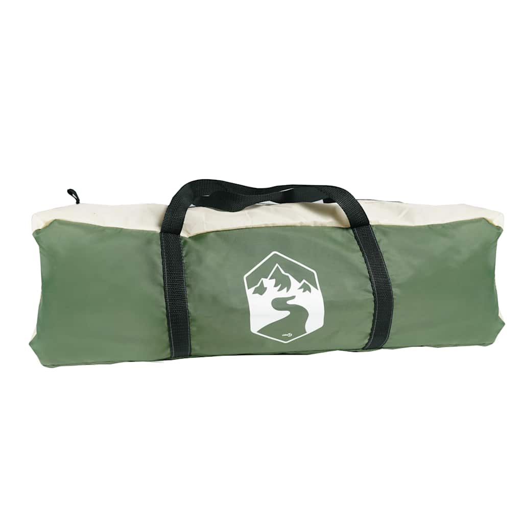 vidaXL Camping Tent Dome 4-Person Green Waterproof - 43697
