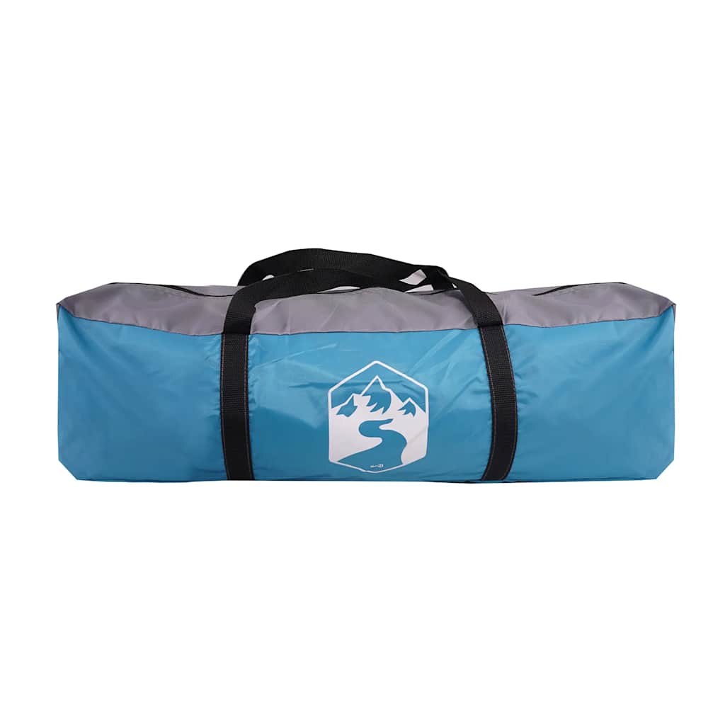 vidaXL Camping Tent Dome 4-Person Blue Waterproof - 43706
