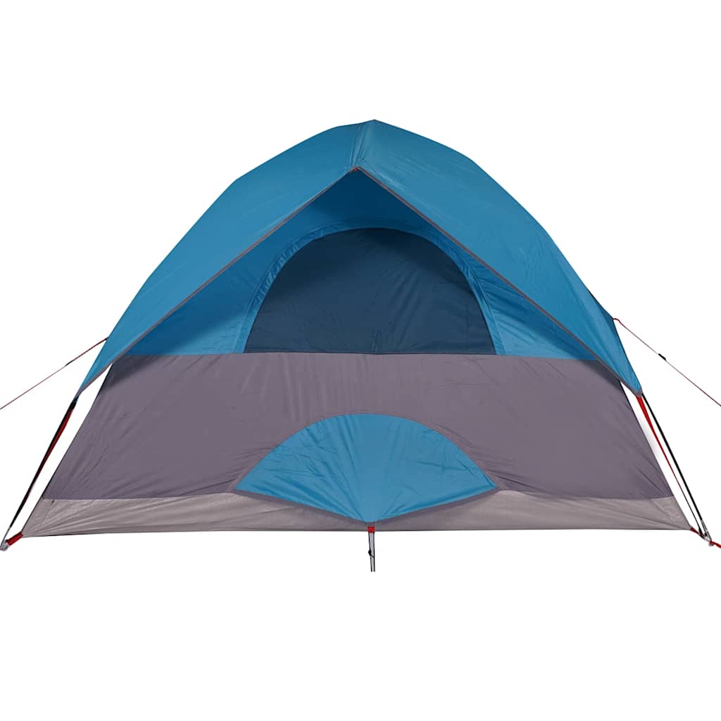 vidaXL Camping Tent Dome 4-Person Blue Waterproof - 43706