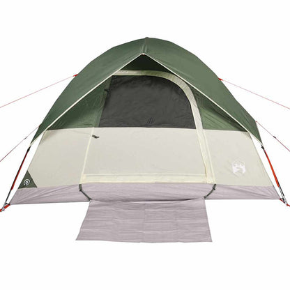 vidaXL Family Tent Dome 6-Person Green Waterproof - 43721