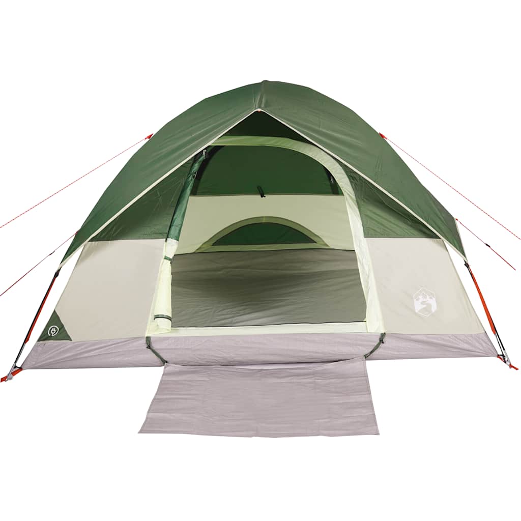 vidaXL Family Tent Dome 6-Person Green Waterproof - 43721