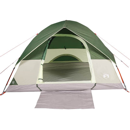 vidaXL Family Tent Dome 6-Person Green Waterproof - 43721
