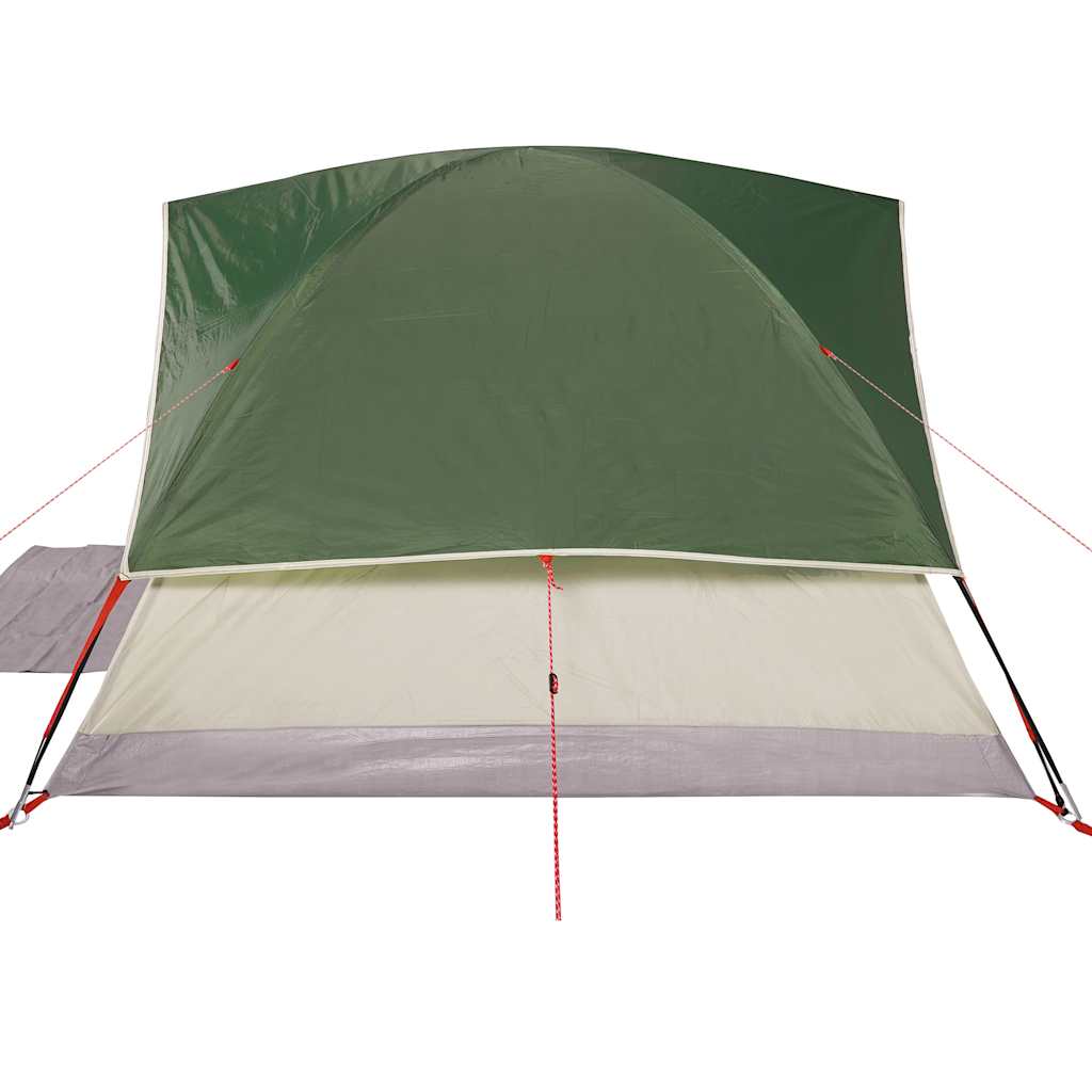 vidaXL Family Tent Dome 6-Person Green Waterproof - 43721