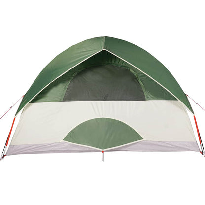 vidaXL Family Tent Dome 6-Person Green Waterproof - 43721