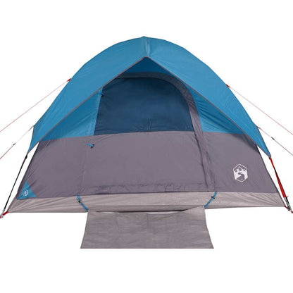 vidaXL Family Tent Dome 6-Person Blue Waterproof - 43732