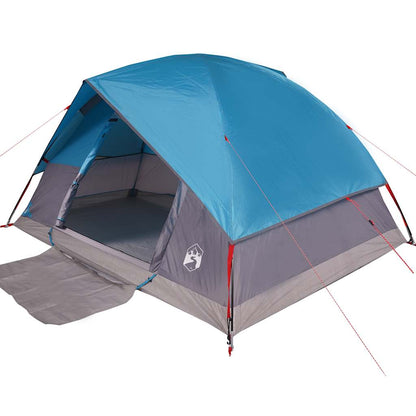 vidaXL Family Tent Dome 6-Person Blue Waterproof - 43732