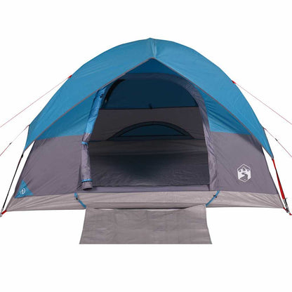 vidaXL Family Tent Dome 6-Person Blue Waterproof - 43732