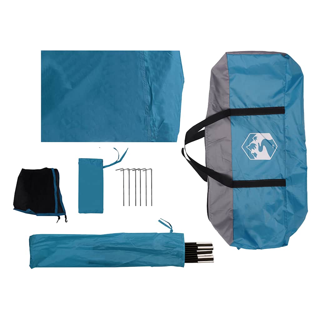 vidaXL Family Tent Tipi 7-Person Blue Waterproof