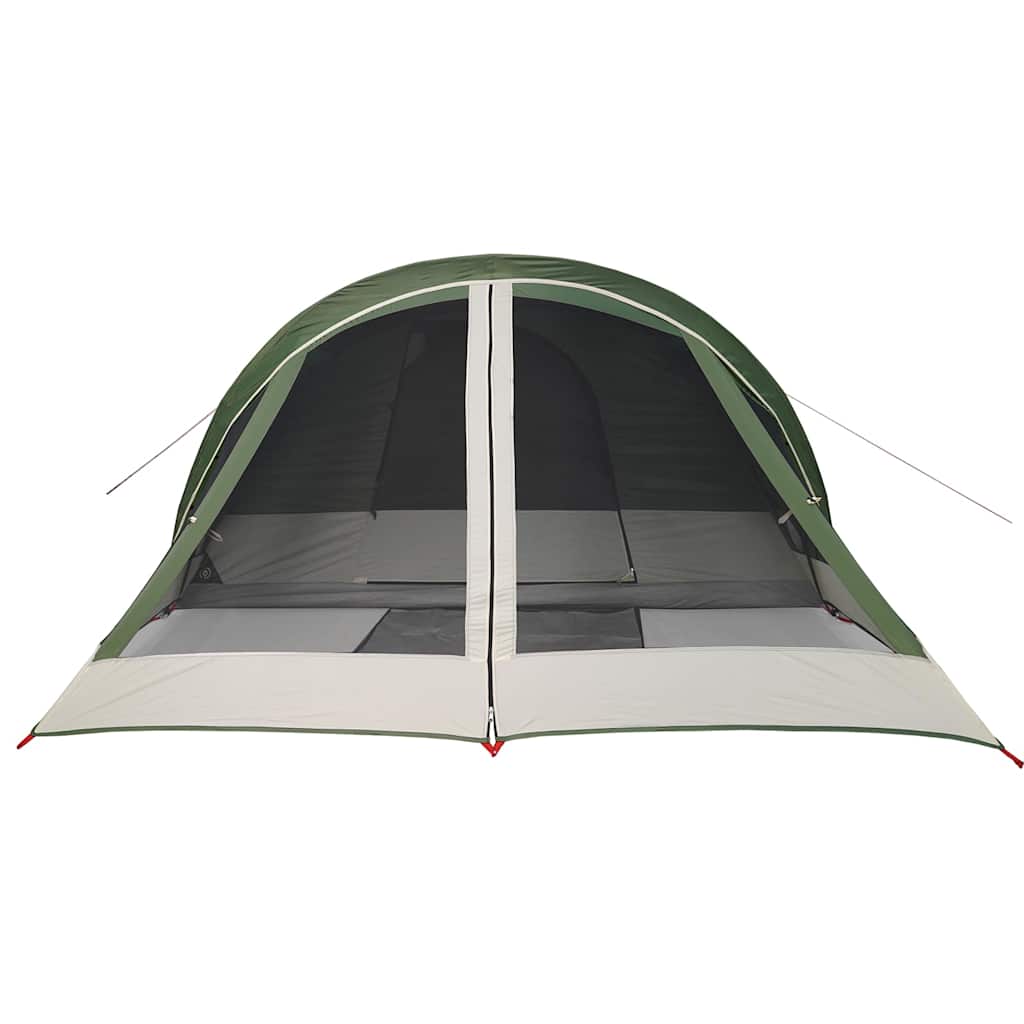 vidaXL Camping Tent Cabin 4-Person Green Waterproof - 43775