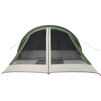 vidaXL Camping Tent Cabin 4-Person Green Waterproof - 43775