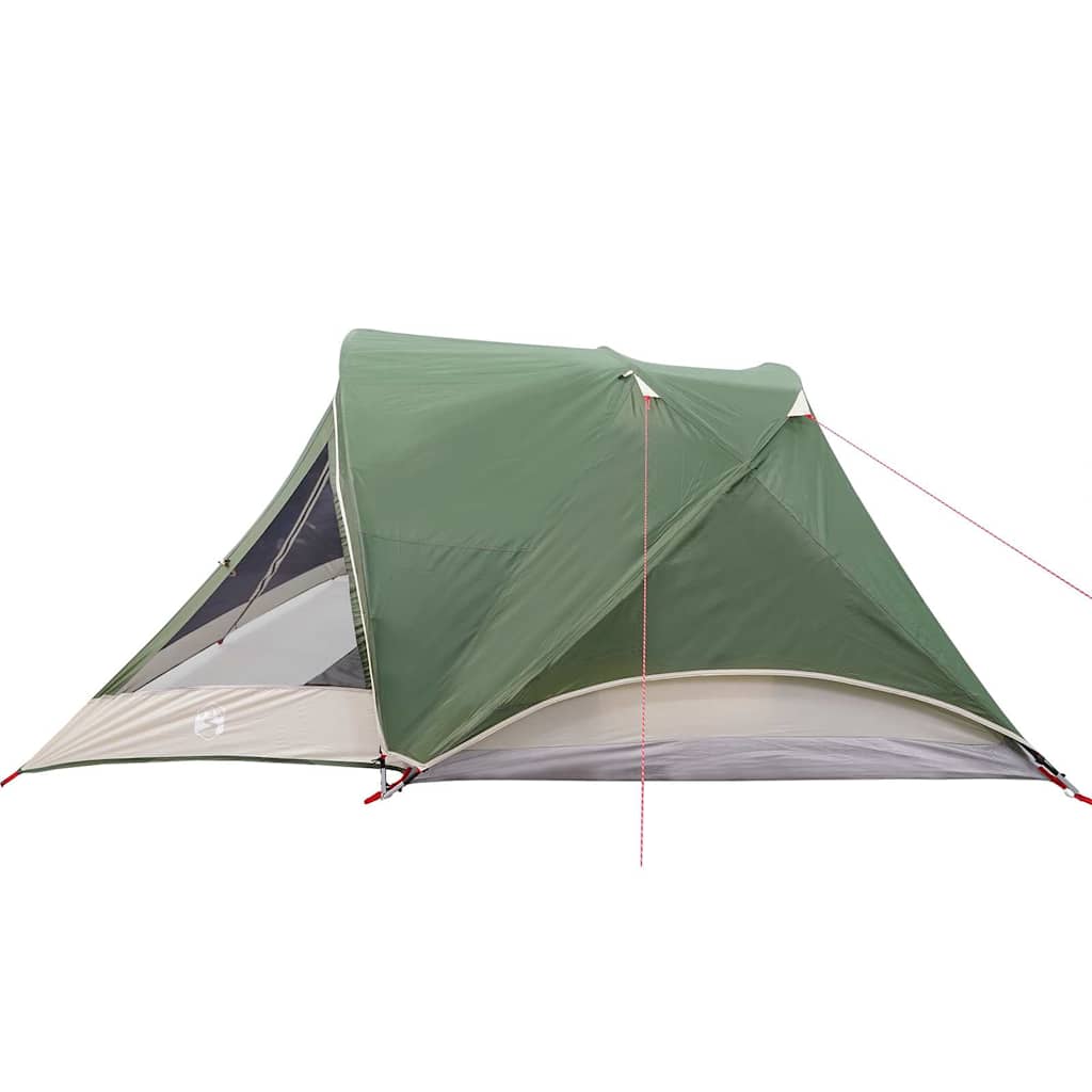 vidaXL Camping Tent Cabin 4-Person Green Waterproof - 43775